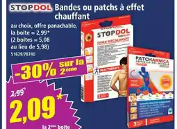 Norma Stopdol bandes ou patchs à effet chauffant offre