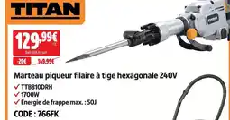 Screwfix Titan marteau piqueur filaire à tige hexagonale 240v offre