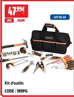 Screwfix Magnusson kit d'outils offre