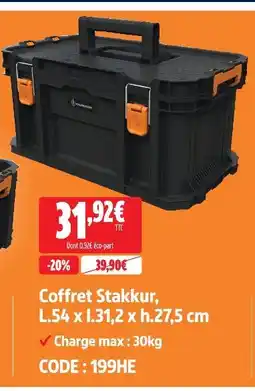 Screwfix Coffret stakkur offre