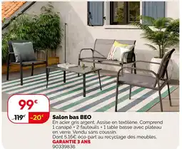 Weldom Salon bas beo offre
