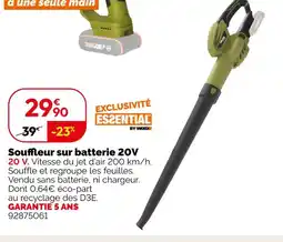 Weldom Souffleur sur batterie 20v offre