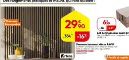 Weldom Artens panneau tasseaux décor ravik offre