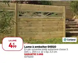 Weldom Cerland lame à emboîter diego offre