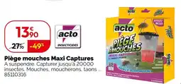 Weldom Acto piège mouches maxi captures offre