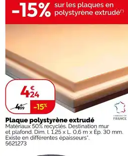 Weldom Plaque polystyrène extrudé offre