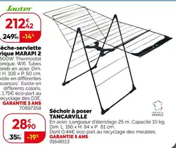 Weldom Tancarville séchoir à poser offre