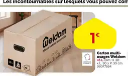 Weldom Carton multi-usages weldom offre