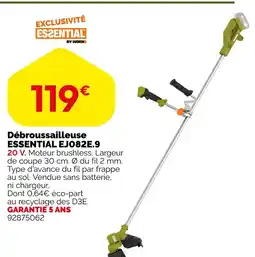 Weldom Débroussailleuse essential ej082e.9 offre