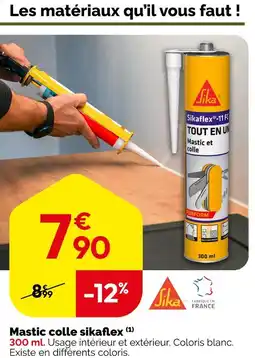 Weldom Sikaflex mastic colle offre