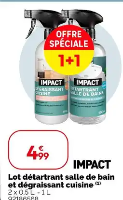Weldom Impact détartrant salle de bain et dégraissant cuisine offre