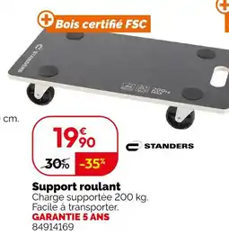 Weldom Standers support roulant offre