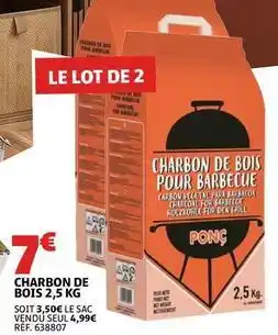 GiFi Charbon de bois 2,5 kg offre