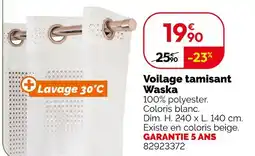 Weldom Voilage tamisant waska offre