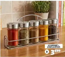 GiFi Le support + 5 pots a epices offre