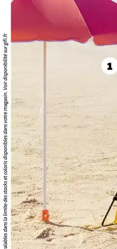 GiFi Parasol de plage sun offre
