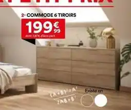 BUT Commode 6 tiroirs offre