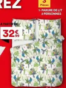 BUT Parure de lit 2 personnes offre