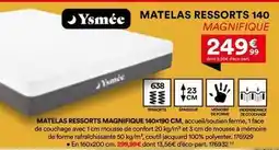 BUT Ww - matelas ressorts magnifique 140x190 cm offre