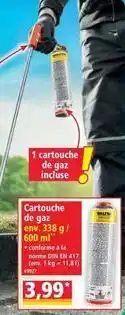 Norma Walter - cartouche de gaz offre