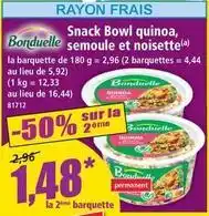 Norma Bonduelle - snack quinoa, semoule et noisette offre