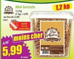 Norma Boehli - mini bretzels offre