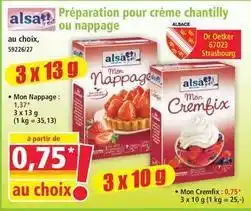 Norma Alsa - préparation pour crème chantilly ou nappage offre
