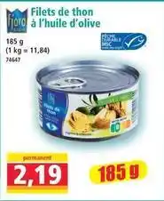 Norma Fjord - filets de thon à l'huile d'olive offre