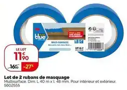 Weldom Scotch - lot de 2 rubans de masquage offre