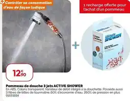 Weldom Pommeau de douche 3 jets active shower offre