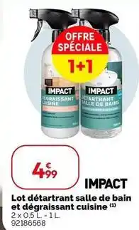 Weldom Impact - lot détartrant salle de bain t dégraissant cuisine offre