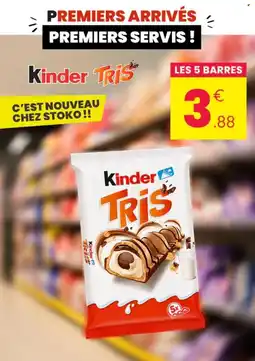 Stokomani Kinder tris offre