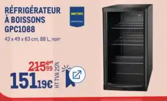 METRO Réfrigérateur à boissons