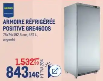 METRO ARMOIRE RÉFRIGÉRÉE