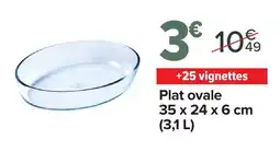 Carrefour Market Plat ovale offre