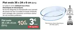 Carrefour Market Pyrex Plat ovale offre