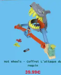 King Jouet Hot wheels - Coffret L'attaque du requin offre