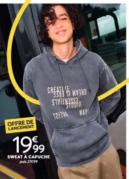 DistriCenter SWEAT À CAPUCHE offre