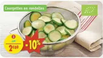 Maximo Courgettes en rondelles offre