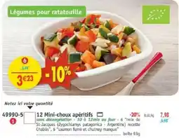 Maximo 12 Mini choux apéritifs offre
