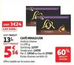 Auchan Direct L'OR Café moulu offre