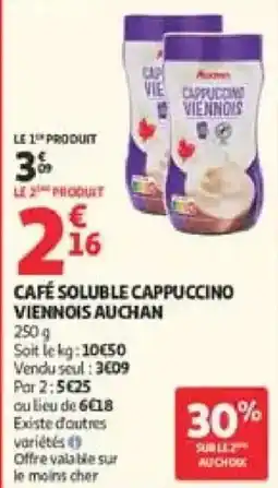 Auchan Direct Auchan Cappuccino Viennais offre