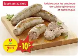 Maximo Saucisses au chou offre