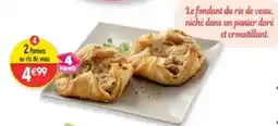 Maximo Paniers au ris de veau offre