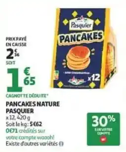 Auchan Direct Pasquier Pancakes offre