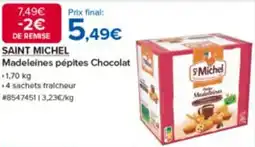 Costco SAINT MICHEL Madeleines pépites Chocolat offre