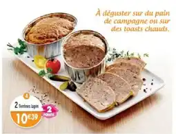 Maximo Terrines lapin offre