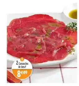 Maximo Carpaccios de bœuf offre