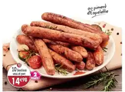 Maximo Saucisses veau et porc offre