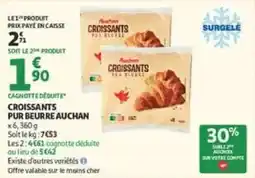 Auchan Direct Auchan Croissants pur beurre offre